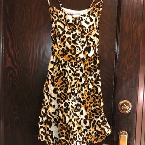 Topshop Leopard Print Coachella Sun Dress